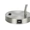 Monarch Specialties Lighting, 17 in.H, Table Lamp, Usb Port, Nickel Metal, Nickel Shade, Modern I 9659 - alternate 6